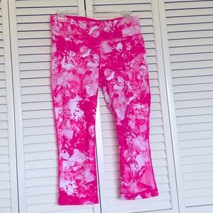 Ideology athletic workout Capri leggings pink